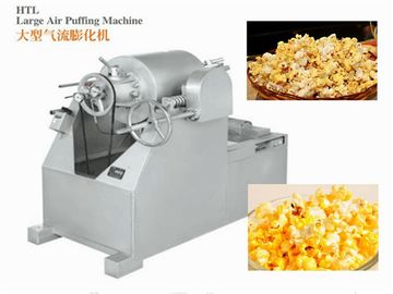 ISO9001 Candy Packaging Machine / Large Air Puffing Machine For Cake , Bread And Rice Bar